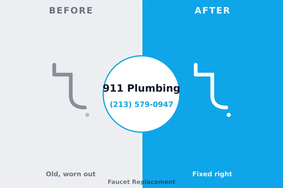 Before and after: plumbing repair West Newton, PA